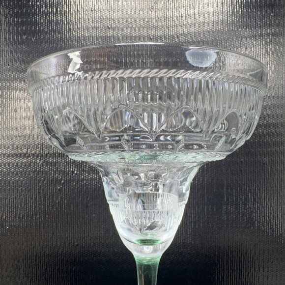 Cristal D'Arques Durand Margarita Glasses Set 2 Sombrero Cups Stemware Stems - Picture 6 of 12